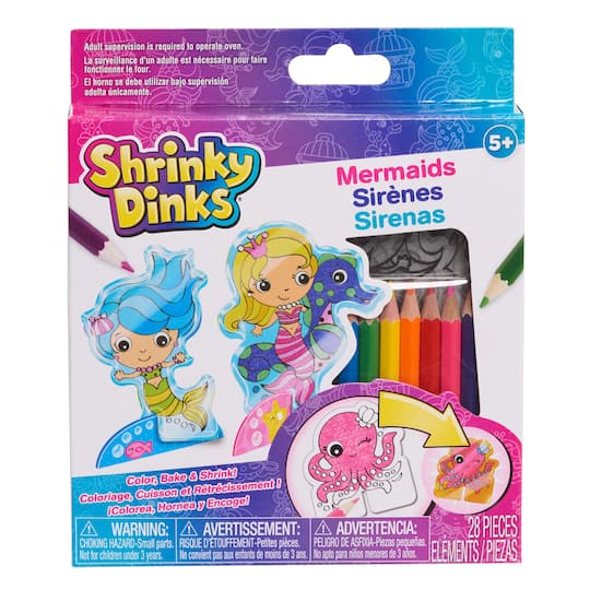 12 Pack: Shrinky Dinks® Mermaid Activity Kit